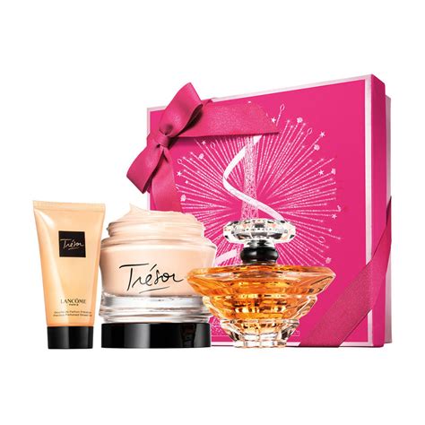 lancome tresor perfume gift set.